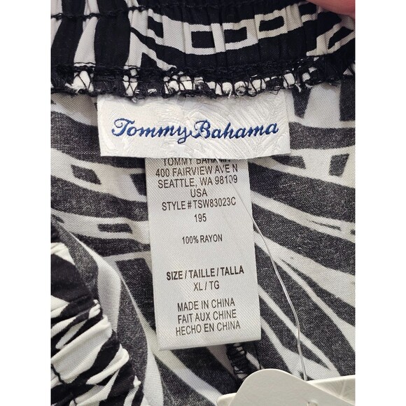 PLK XL Tommy Bahama Tropical Wide Leg Palazzo Pant Frond Song Beach Pants NEW - Picture 8 of 11